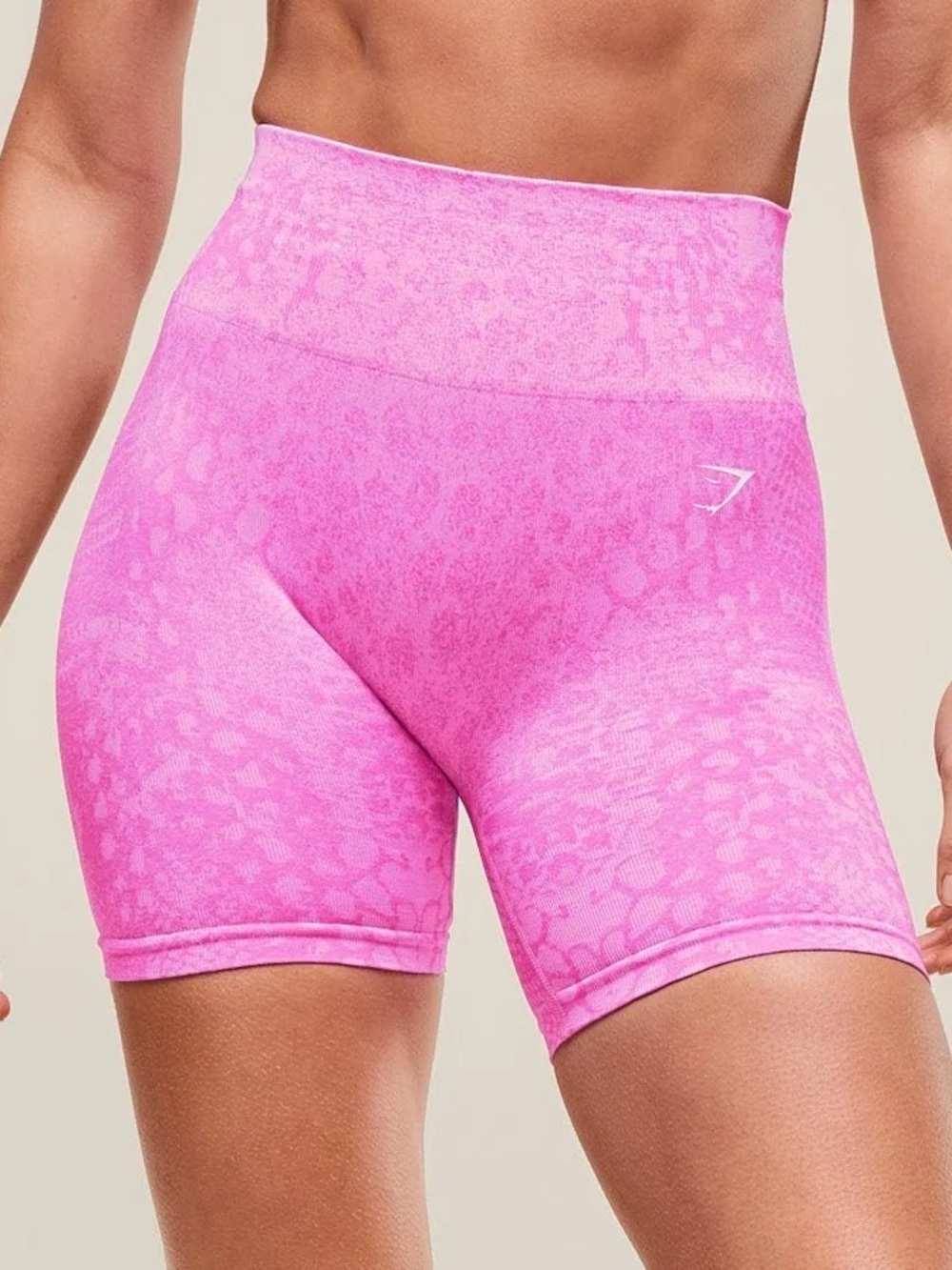 Gymshark Sour Pink Adapt Animal x Whitney Seamless Shorts